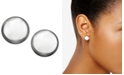 Lauren Ralph Lauren Silver-Tone Metal Bead Stud (10 mm) Earrings